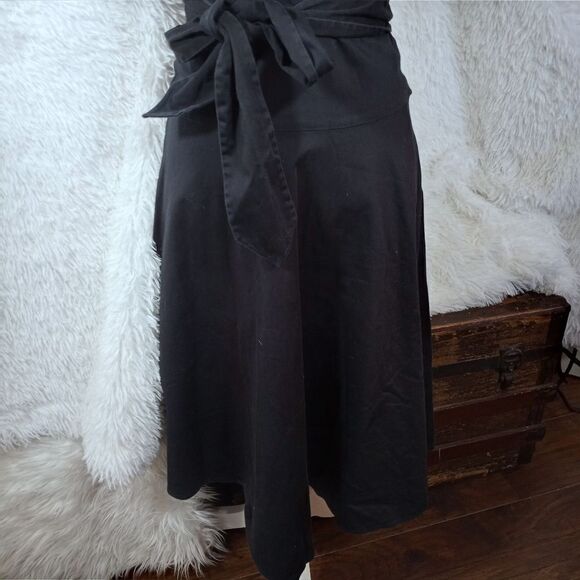 MAX AND CLEO BLACK V-NECK DRESS SZ.4 EUC - Picture 4 of 9